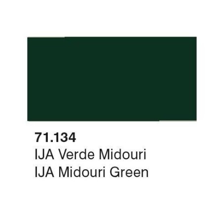 Acrilico Model Air IJA Verde Midouri. Bote 17 ml. Marca Vallejo. Ref: 71.134.