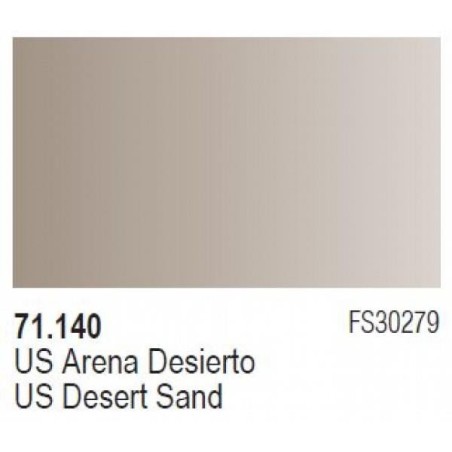 Acrilico Model Air US Arena desierto. Bote 17 ml. Marca Vallejo. Ref: 71.140.