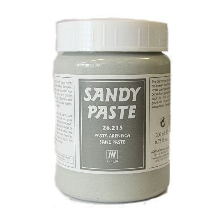 Pasta Arenisca. Bote 200 ml. Marca Vallejo. Ref: 26.215.