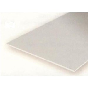 Planchas lisas, 0.75 mm , 15 x 30 mm. De Estireno. 2 unidades. Marca Evergreen. Ref: 9030
