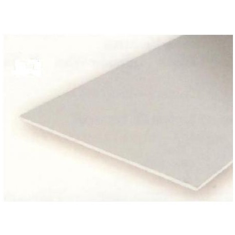 Planchas lisas, 1.00 mm , 15 x 30 mm. De Estireno. 2 unidades. Marca Evergreen. Ref: 9040.