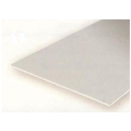 Plancha transparente Azul, 0.25 mm , 15 x 30 cm. De Estireno. 2 unidades. Marca Evergreen. Ref: 9902.
