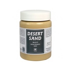 Arena Desierto. Bote 200 ml. Marca Vallejo. Ref: 26217.