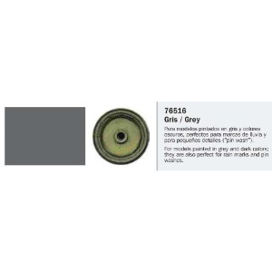  Model Wash, Lavado Gris . Bote 35 ml. Marca Vallejo. Ref: 76.516.
