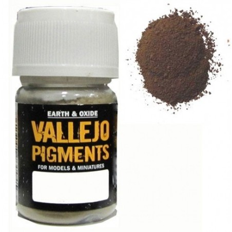 Pigmento Oxido Antiguo. Bote 30 ml. Marca Vallejo. Ref: 73.120.