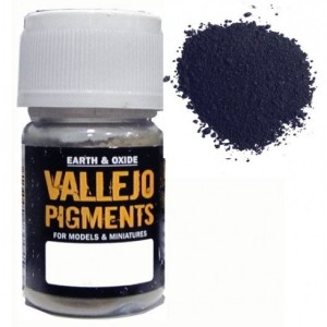 Pigmento Acero Oscuro. Bote 30 ml. Marca Vallejo. Ref: 73.123.