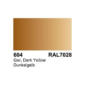  Surface Primer, Imprimacion Dunkelgelb RAL7028. Bote 17 ml. Marca Vallejo. Ref: 70.604.