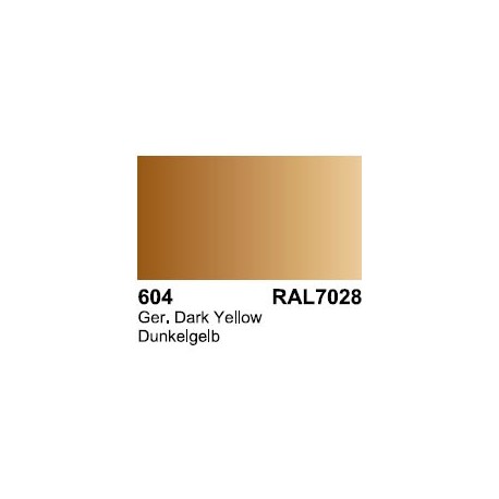  Surface Primer, Imprimacion Dunkelgelb RAL7028. Bote 17 ml. Marca Vallejo. Ref: 70.604.