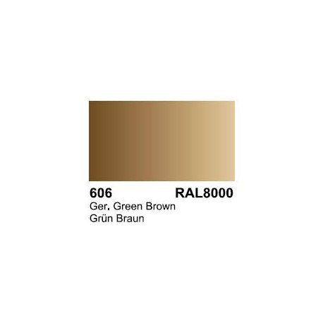  Surface Primer, Imprimacion GelbBrau RAL 8000. Bote 17 ml. Marca Vallejo. Ref: 70.606.