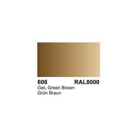  Surface Primer, Imprimacion GelbBrau RAL 8000. Bote 17 ml. Marca Vallejo. Ref: 70.606.
