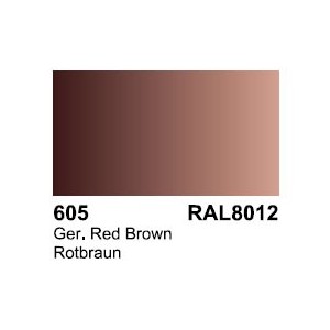  Surface Primer, Imprimacion Rotbrau RAL 8012. Bote 60 ml. Marca Vallejo. Ref: 73.605.