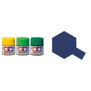 Gloss Royal Blue, Azul Royal Brillo (81503). Bote 10 ml. Marca Tamiya. Ref: X-3.