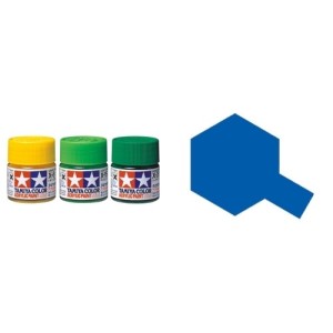 Gloss Blue, Azul Brillo (81504). Bote 10 ml. Marca Tamiya. Ref: X-4.