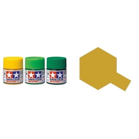 Gold leaf, Pan de Oro (81512). Bote 10 ml. Marca Tamiya. Ref: X-12.