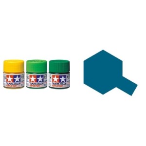 Metalic Blue, Azul Metalizado (81513). Bote 10 ml. Marca Tamiya. Ref: X-13.