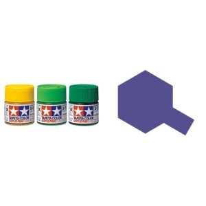 Gloss Purple, Purpura Brillo (81516). Bote 10 ml. Marca Tamiya. Ref: X-16.