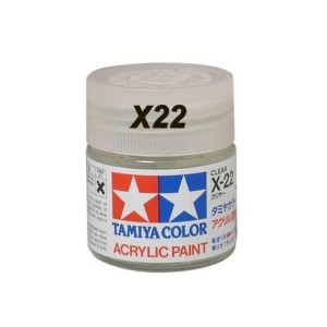 Gloss Clear, Barniz Brillo (81522). Bote 10 ml. Marca Tamiya. Ref: X-22.