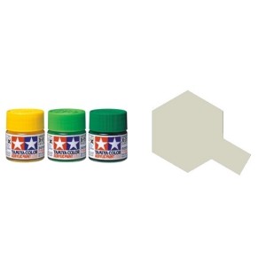 Titanium Silver, Titanio Plata (81532). Bote 10 ml. Marca Tamiya. Ref: X-32.