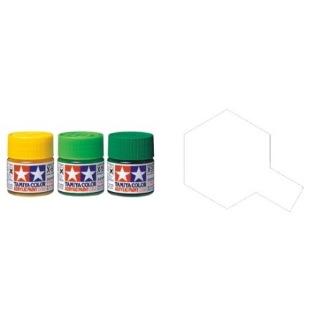 Flat  White, Blanco Mate (81702). Bote 10 ml. Marca Tamiya. Ref: XF-2.