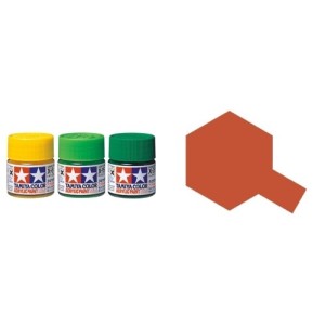 Copper, Cobre  Metalizado (81706). Bote 10 ml. Marca Tamiya. Ref: XF-6.