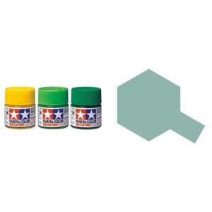 Flat Light Blue, Azul Claro Mate (81723). Bote 10 ml. Marca Tamiya. Ref: XF-23.