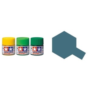 Flat Dark Grey, Gris Oscuro Mate (81724). Bote 10 ml. Marca Tamiya. Ref: XF-24.