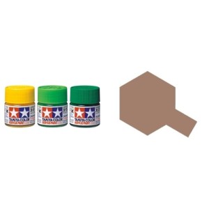 Flat Dark Copper, Cobre Oscuro  Mate (81728). Bote 10 ml. Marca Tamiya. Ref: XF-28.
