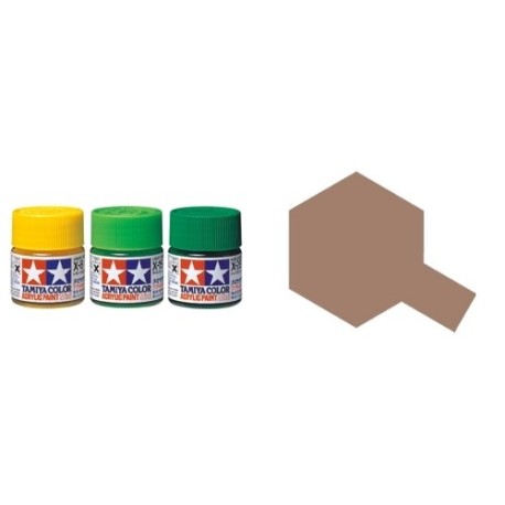 Flat Dark Copper, Cobre Oscuro  Mate (81728). Bote 10 ml. Marca Tamiya. Ref: XF-28.