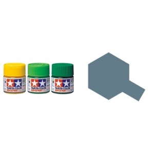 Flat Neutral Grey, Gris Neutro Mate (81753). Bote 10 ml. Marca Tamiya. Ref: XF-53.