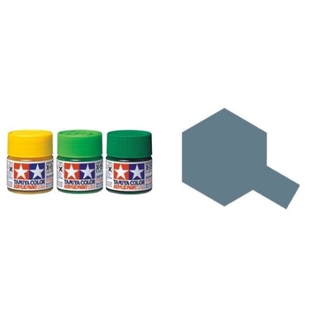 Flat Neutral Grey, Gris Neutro Mate (81753). Bote 10 ml. Marca Tamiya. Ref: XF-53.