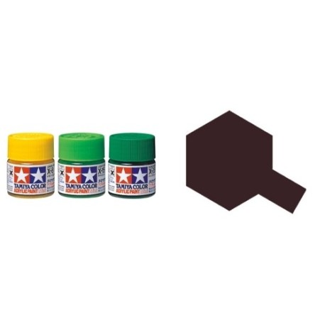 Flat Nato Black, Negro OTAN Mate (81769). Bote 10 ml. Marca Tamiya. Ref: XF-69.