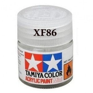 Flat Clear, Barniz Mate (81786). Bote 10 ml. Marca Tamiya. Ref: XF-86.