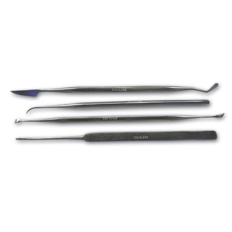 Set de 4 utensilios de Rayado. Acero Inoxidable. Marca Dismoer. Ref: 20245.