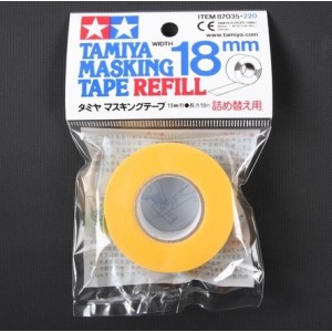 Cinta enmascarar de 18 mm ( 18 m ). Marca Tamiya. Ref: 87035.