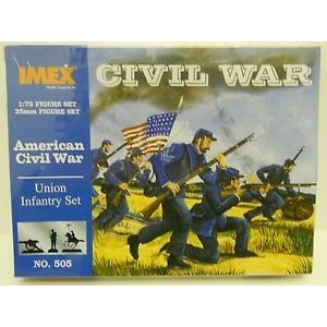 Set Infanteria de la Unión Americana. Escala 1:72. Marca Imex. Ref: IM505.