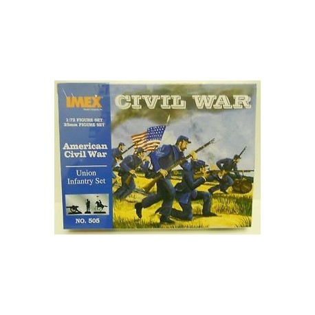 Set Infanteria de la Unión Americana. Escala 1:72. Marca Imex. Ref: IM505.
