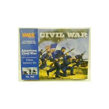Set Infanteria de la Unión Americana. Escala 1:72. Marca Imex. Ref: IM505.