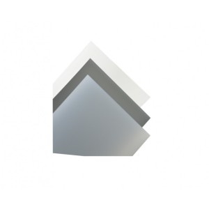 Plancha Evacast Transparente Mate. Dimensiones 194 x 320 mm, 0.28 mm . Marca Maquett. Ref: 609-01.
