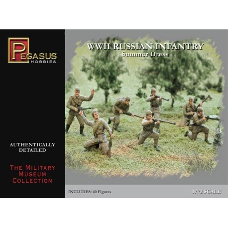 Infantería Rusa de la WWII. Escala 1:72. Marca Pegasus. Ref: PG7268.