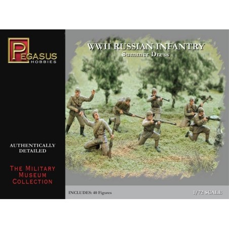 Infantería Rusa de la WWII. Escala 1:72. Marca Pegasus. Ref: PG7268.