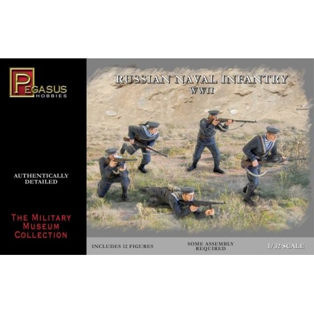 Infantería Naval Rusa de la WWII. Escala 1:72. Marca Pegasus. Ref: PG7270.