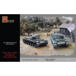 Tanque soviético KV-1 heavy. Escala 1:72. Marca Pegasus. Ref: PG7666.