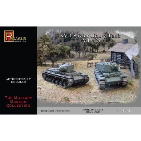 Tanque soviético KV-1 heavy. Escala 1:72. Marca Pegasus. Ref: PG7666.