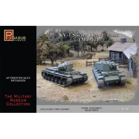 Tanque soviético KV-1 heavy. Escala 1:72. Marca Pegasus. Ref: PG7666.