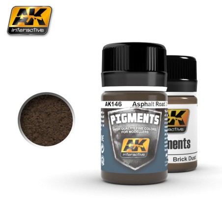 Ak Pigmento suciedad de asfalto. Marca AK Interactive. Referencia: AK146.