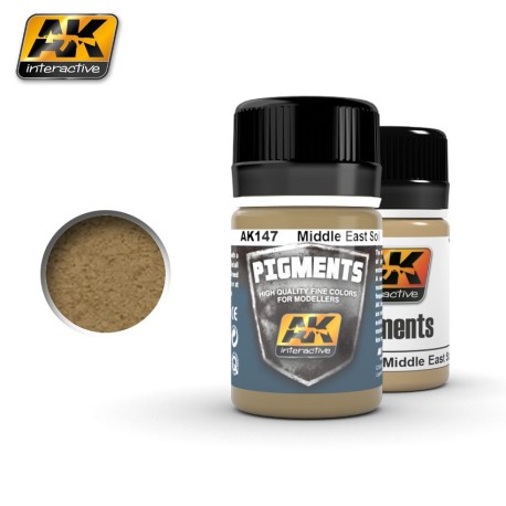 Ak Pigmento suelo Oriente Medio. Marca AK Interactive. Referencia: AK147.