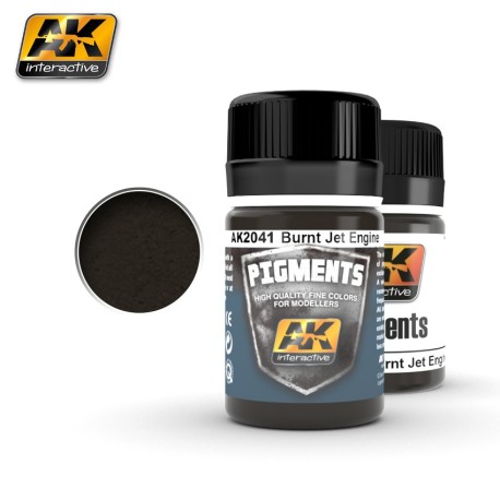 Ak Pigmento jet quemado por el motor. Marca AK Interactive. Referencia: AK2041.