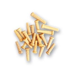 Clavija de boj, diámetro 6 mm  ( 20 uds. ).  Marca Artesanía Latina. Ref: 8553.