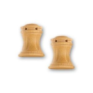 Cabestrante vertical fresado en boj de 10 mm,  2 uds.  Marca Artesanía Latina. Ref: 8578.