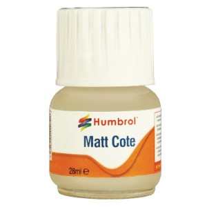 Modelcote mate ( barniz a base de disolvente ). Bote 28 ml. Marca Humbrol. Ref: AC5601.